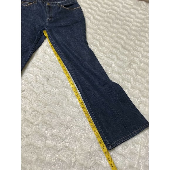 Jones New York womens Blue jeans stretch size 14 ( 34x32 ) - Picture 8 of 12